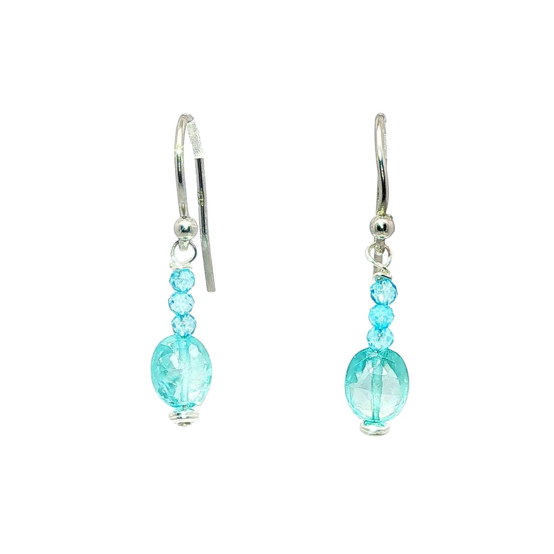 Blue Topaz Earrings